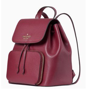 🌟💕 NWT Kate Spade Darcy flap backpack, blackberry color, + free dust bag!